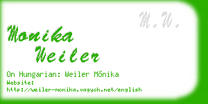 monika weiler business card