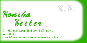 monika weiler business card